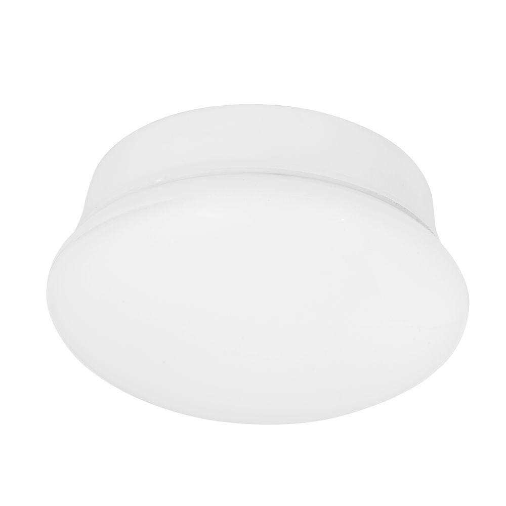 Commercial Electric 7 in. 60-Watt Equivalent Bright White Integrated LED Flushmount